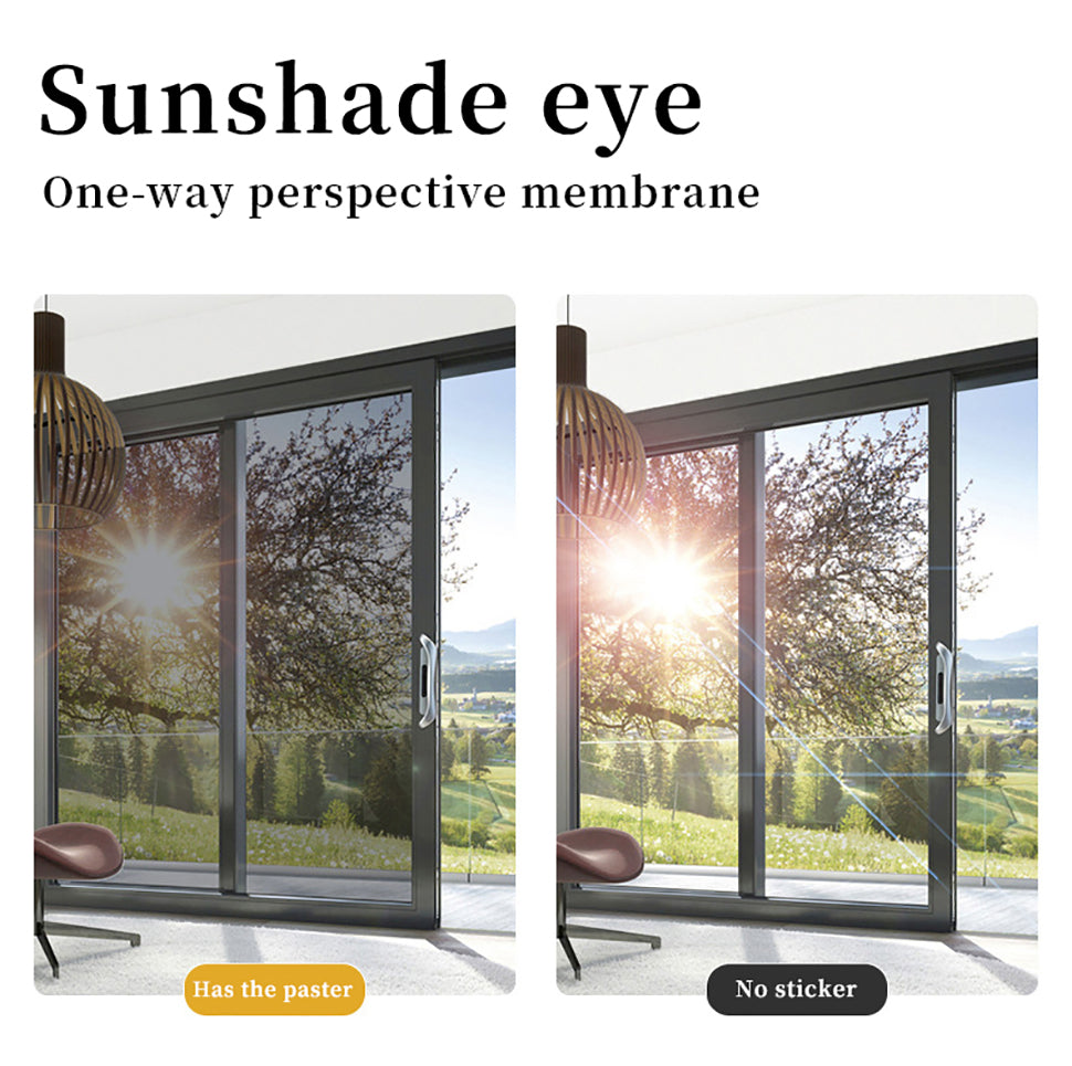 Premium one-way mirror window film: privacy, sun protection &amp; heat regulation 